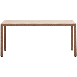Strathwood Griffen All-Weather Wicker and Resin Dining Table
