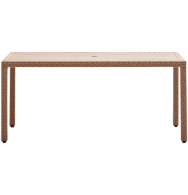Strathwood Griffen All-Weather Wicker and Resin Dining Table