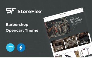 Storeflex Barbershop Online Template Shop Template
