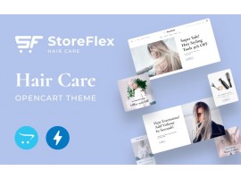 Storeflex Hair Care Online Store Shop Template
