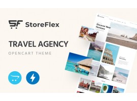 StoreFlex&zwnj; &zwnj;-&zwnj; &zwnj;Travel&zwnj; &zwnj;Agency Shop Template
