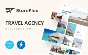 StoreFlex&zwnj; &zwnj;-&zwnj; &zwnj;Travel&zwnj; &zwnj;Agency Shop Template