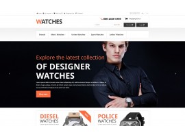 Brand Watches Shop Template
