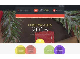Christmas Gifts Store Shop Template