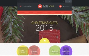 Christmas Gifts Store Shop Template