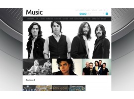 Online Music Sales Shop Template