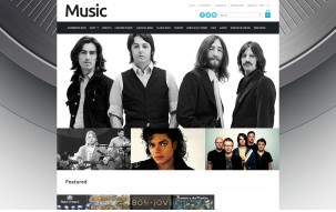 Online Music Sales Shop Template