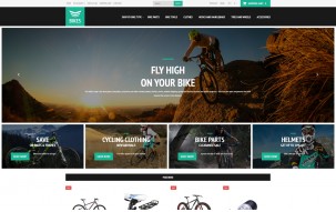 Cycling Equipment Shop Template