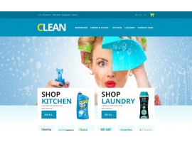 Home Cleaning Supplies Shop Template