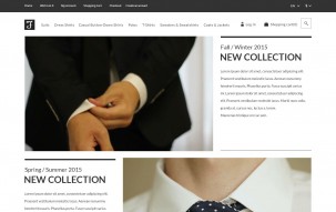 Men's Corporate Fashion Shop Shop Template