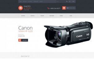 Photo and Video Stuff Shop Template