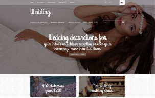 Wedding Store Shop Template