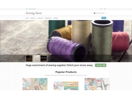 Sewing Knitting Shop Template