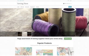 Sewing Knitting Shop Template