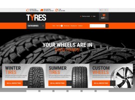 Wheels and Tyres Shop Template