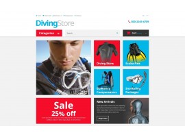 Diving Shop Shop Template