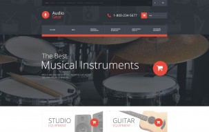 Audiogear Shop Shop Template