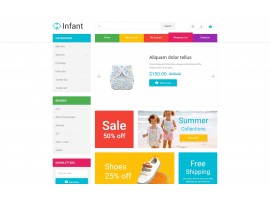 Infant Clothing Store Shop Template