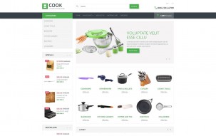 Kitchen Supplies Store Shop Template