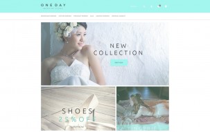 Bridal Shopping Shop Template