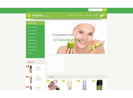 Organic Cosmetics Shop Template