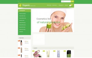 Organic Cosmetics Shop Template