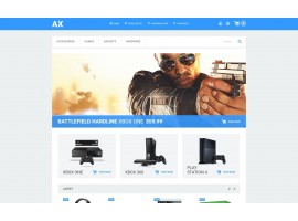 Games and Consoles Store Shop Template