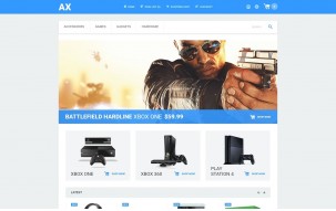 Games and Consoles Store Shop Template