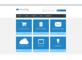 Hosting Responsive Shop Template