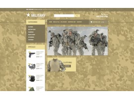 Military Star Shop Template