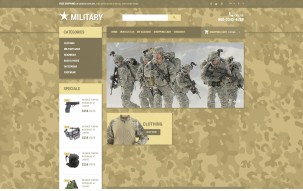 Military Star Shop Template
