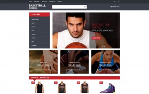Basketball Store Shop Template