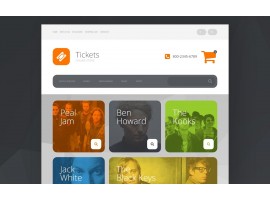 Online Tickets Shop Template