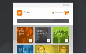 Online Tickets Shop Template