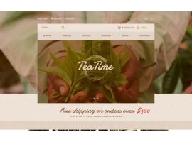 Tea Time Shop Template