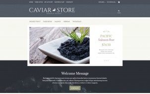 Caviar Store Shop Template