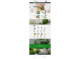Organic Cosmetics Store Shop Template