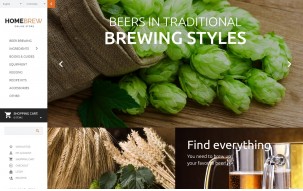 Brewery Responsive Shop Template