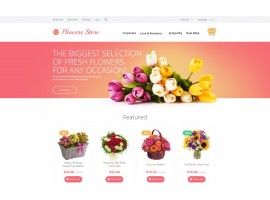 Flowers Store Shop Template