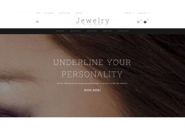 Jewelry Showcase Shop Template