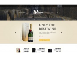 Wines Shop Template