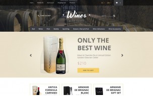 Wines Shop Template