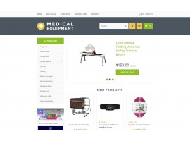 Medical Equipment Shop Template
