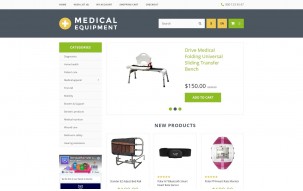 Medical Equipment Shop Template