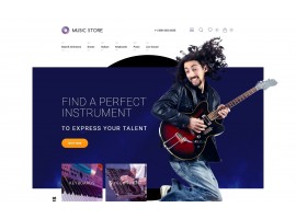 Musical Instruments Shop Template