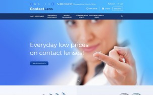 Contact Lens Shop Template