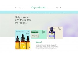 Organic Cosmetics Shop Template