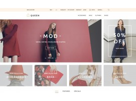 Queen - Fashion Store Shop Template