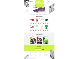 Tennis Pro Shop Template