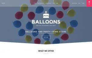 Balloons Shop Template